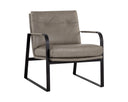 STERLING LOUNGE CHAIR - MISSOURI STONE LEATHER