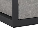 TAVIRA ARMCHAIR - CHARCOAL LANIKAI SALT AND PEPPER