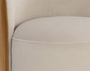 CAVOLI SWIVEL DINING CHAIR - MEG TAUPE MEG GOLD