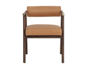 SOVA DINING ARMCHAIR - ANTIQUE BROWN SAHARA CAMEL LEATHER