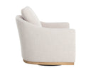 CORBIN SWIVEL LOUNGE CHAIR - EFFIE LINEN
