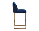 NEVIN COUNTER STOOL - SAPPHIRE BLUE