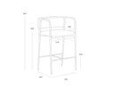 BRENAN COUNTER STOOL - BRAVO COGNAC