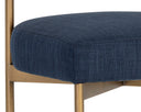 SENECA COUNTER STOOL - ANTIQUE BRASS ARENA NAVY