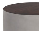 DIAZ END TABLE - GREY WOOD GRAIN BROWN