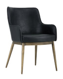 FRANKLIN DINING ARMCHAIR - VINTAGE BLACK