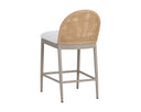 CALANDRI COUNTER STOOL - GREIGE LOUIS CREAM