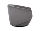 TREVISO SWIVEL LOUNGE CHAIR - ANTONIO CHARCOAL