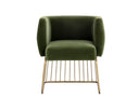 GALA DINING ARMCHAIR - FOREST GREEN
