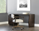 LEWIS DESK - DARK BROWN