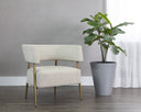 MAESTRO LOUNGE CHAIR - DOVE CREAM