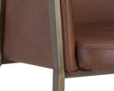 BERNADETTE DINING ARMCHAIR - BRAVO COGNAC