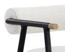 SOVA DINING ARMCHAIR - BLACK COPENHAGEN WHITE
