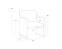 JAIME DINING ARMCHAIR - MEG ASH