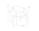 SHEVA DINING ARMCHAIR - Default Title