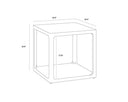 DONCASTER SIDE TABLE - SMOKE GREY