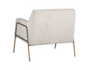 CYBIL LOUNGE CHAIR - DOVE CREAM