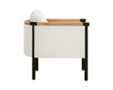 WILDER LOUNGE CHAIR - HEATHER IVORY TWEED