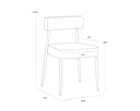 ASHWIN STACKABLE DINING CHAIR - KONA BACKWOODS NOAH MEADOW