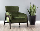 MAXIMUS LOUNGE CHAIR - MOSS GREEN