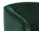 HAZEL SWIVEL LOUNGE CHAIR - GOLD DEEP GREEN SKY
