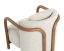 BEATRICE LOUNGE CHAIR - DOVE CREAM