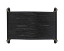 RIZ STOOL - BLACK LEATHER