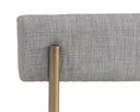 SENECA DINING CHAIR - ANTIQUE BRASS ARENA CEMENT