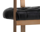 BEAUMONT COUNTER STOOL - ANTIQUE BRASS CANTINA BLACK