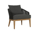 CAPRI LOUNGE CHAIR - NATURAL GRACEBAY GREY