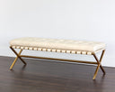 Corden Bench - SMALL GOLD BRAVO CREAM