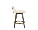ARIZONA SWIVEL COUNTER STOOL - CASTILLO CREAM