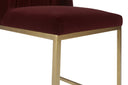 NEVIN DINING CHAIR - MERLOT