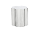 DAHLIA END TABLE - STAINLESS STEEL