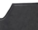 CROSBY SWIVEL LOUNGE CHAIR - ALPINE BLACK LEATHER