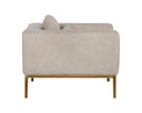 BURR ARMCHAIR - BALI BONE LEATHER