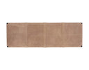 ELON BENCH - SUEDE LIGHT TAN LEATHER