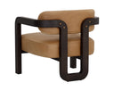 MADRONE LOUNGE CHAIR - BROWN LUDLOW SESAME LEATHER