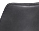 DREW DINING CHAIR - BLACK BRAVO PORTABELLA