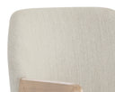 MILTON DINING ARMCHAIR - LIGHT WASH MINA IVORY