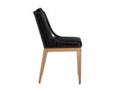 SORRENTO DINING CHAIR - NATURAL ARASHI BLACK