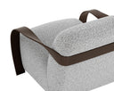 SONESTA LOUNGE CHAIR - DARK BRONZE HELIOS CHECK BLACK