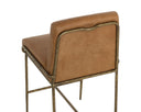 LATHAN COUNTER STOOL - TAN LEATHER