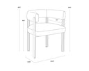 MAE DINING ARMCHAIR - ERNST SILVERSTONE