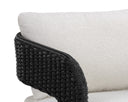 PYLOS LOUNGE CHAIR - BLACK LOUIS CREAM