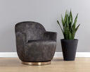 CASEY SWIVEL LOUNGE CHAIR - NONO SHITAKE