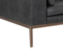 BURR SOFA - SERBIA BLACK LEATHER