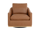CORBIN SWIVEL LOUNGE CHAIR - ALINE BUTTERNUT LEATHER