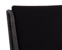 SORRENTO DINING CHAIR - NATURAL ARASHI BLACK