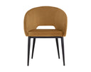 THATCHER DINING ARMCHAIR - BLACK GOLD SKY